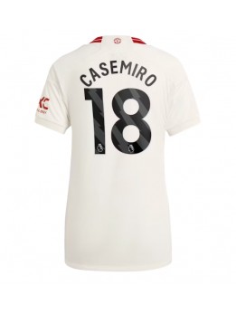 Billige Manchester United Casemiro #18 Tredjedrakt Dame 2023-24 Kortermet